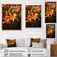 thumbnail image 4 of Designart "Dreamscape: Lilies' Field Of Beauty" Lilies Floater Framed Canvas Prints, 4 of 5
