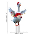 thumbnail image 1 of Ganfancp Christmas Yard Art Estaca de Jardín Patos Decoración de Jardín Césped Caminos Patio Trasero Al Aire Libre Signo Decoraciones de Navidad Rebajas Hoy Liquidación 1* Pato Esmerilado, 1 of 1