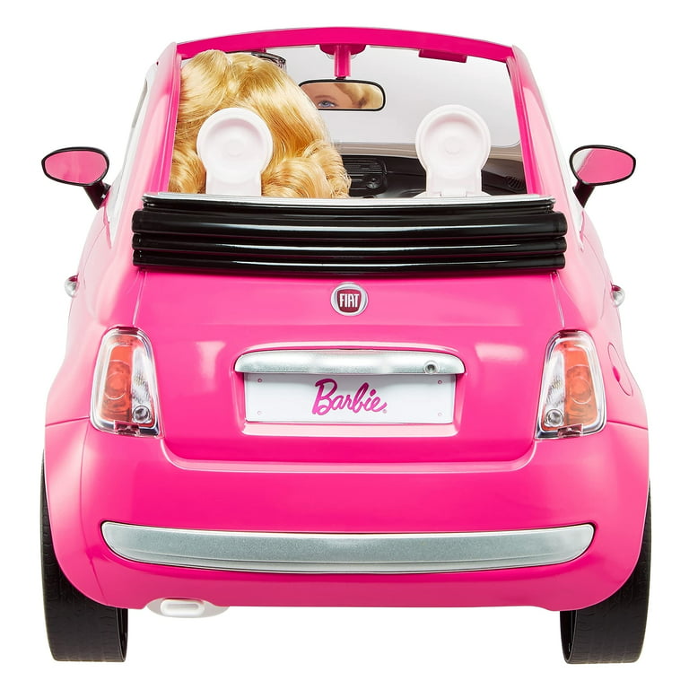 Barbie Fiat 500 Doll and Vehicle Car Playset 