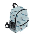 thumbnail image 2 of FORMRS School Backpack with Front Zippered Pocket 12" Student Travel Daypack, Blue Ice Hockey, 2 of 6