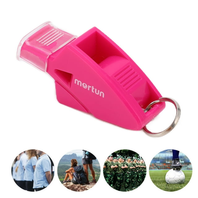 Sifflet de Compétition Sifflet de Sport Sifflet en Plastique Sifflet de Compétition avec Lanière et Boîte de Rangement pour Arbitres et Enfants