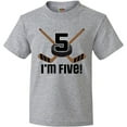 thumbnail image 3 of Inktastic 5th Birthday Ice Hockey Sports Party Boys Youth T-Shirt, 3 of 5