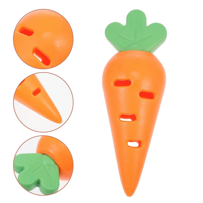 Food Dispensing Dog Toy Dog Chewing Toy Puppy Carrot Shape Biting Plaything  