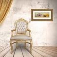 thumbnail image 3 of West, Ronald 14x7 Gold Ornate Wood Framed with Double Matting Museum Art Print Titled - Shopping II, 3 of 4