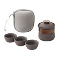 thumbnail image 2 of Juego de tetera de viaje, juego de tetera, juego de tazas de té, regalo portátil, juego de tetera Gong Fu, juego de tetera china para amantes del té, 2 of 8