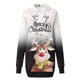 thumbnail image 4 of ICHUANYI Clearance Womens Casual With Pocket Christmas Print Long Sleeve Loose Hooded Women Dress(Black, M) ICHUANYI WER2023081500938, 4 of 5