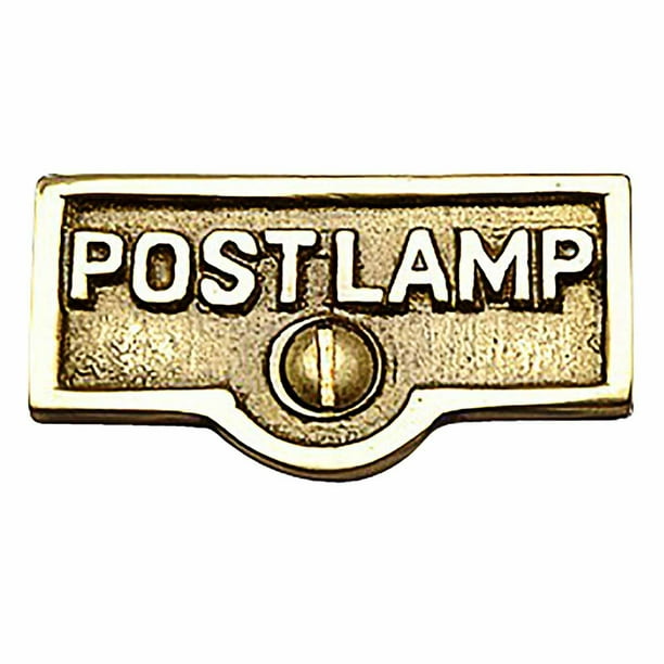Switch Plate Tags Post Lamp Name Signs Labels Brass Renovator S Supply Walmart Com Walmart Com