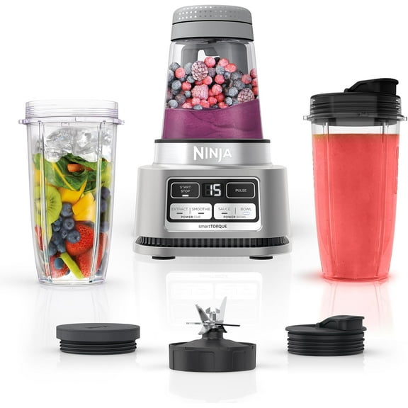 Blenders for Kitchen | Smoothie Blender, Mixer, Grinder | Premium Blending Performance for Sauces, Frozen Drinks, and More | 1200 Peak Watt Motor | SS101 Foodi Personal Smoothie Maker