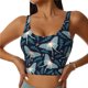 thumbnail image 1 of Balery Glowing Butterfly Sujetadores deportivos con espalda cruzada para mujer, acolchados, sin costuras, de alto impacto, ideales para yoga, gimnasio, entrenamiento y fitness.-Medium, 1 of 8