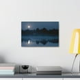 thumbnail image 6 of Misty Mountain Reflections Nature Wilderness Photography Canvas Wall Art for Home Decor Ready-to-Hang, 6 of 18