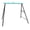 Blue, variant on LuckyNote Extra Wide A-Frame Swing Stand, 550 lb Capacity with Ground Stakes, Weather-Resistant Coating for Backyard & Indoor