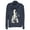 Navy Blue, variant on Junior's Beauty and the Beast Dress Silhouette Cowl Neck Sweatshirt Gray Heather X Small