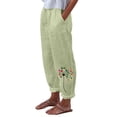 thumbnail image 4 of Ailaofu Women's Summer Fashion Printed Long Pants Elastic Waist Casual Trousers with Pockets for Daily Outings, 4 of 8