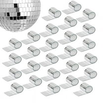 26 PCS Mirror Mosaic Tiles Self Adhesive Disco Ball Small Square Sticker for DIY Craft