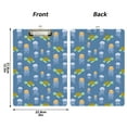 thumbnail image 3 of ALAZA Plastic Clipboard A4 Letter Size Decorative Clipboards for Students Women Men 9" x 12.5" Jellyfish Turtle Pattern, 3 of 6