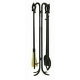 thumbnail image 3 of Minuteman International 4 Piece Shepherd's Hook III Wrought Iron Fireplace Tool Set, 3 of 3