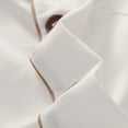 thumbnail image 3 of Executive Chef Coat with Contrast Piping please be reminded and Buttons White XXL, 3 of 7