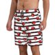 thumbnail image 2 of Balery Ladybugs on Black and White Striped1 Traje de Baño Estilo Hawaiano para Hombre, Shorts de Secado Rápido con Bolsillos-Medium, 2 of 6