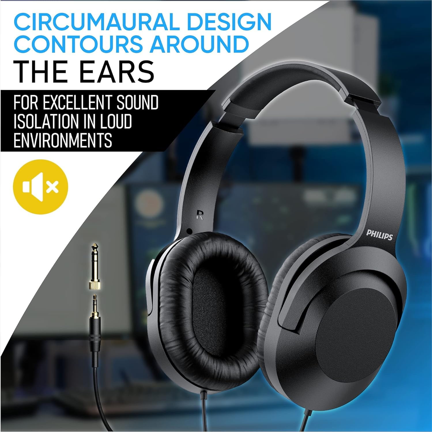 with TAH6506, Bluetooth Microphone Noise Black Bluetooth Cancelling Headphones Philips Wireless Over Headset Ear Headphones -