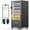 Black, variant on 60-Slot Commercial Vending Machine for Sale, Refrigerated Vending Machine Snacks and Drinks Combo with Credit Card & NFC Payment, Vending Machine for Home, Offices and Gyms, Vending Machines Cheap