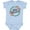 AE-Light Blue, variant on Big Cousin with Flower Circle Girls Baby Bodysuit