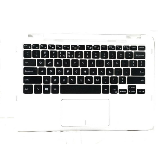 Dell Inspiron 3185 2-in-1 White US 80 QWERTY Palmrest Touchpad Laptop Keyboard 6F5HY 06F5HY CN-06F5HY