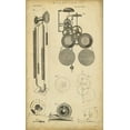 thumbnail image 2 of Chambers 10x14 Gold Ornate Wood Framed with Double Matting Museum Art Print Titled - Clockworks II, 2 of 4