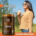thumbnail image 3 of Rapid Fire Keto Coffee (7.93 oz) Flavor: Caramel Macchiato, Instant Medium Roast, 3 of 9