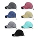 thumbnail image 2 of Qarigey Gorra de béisbol para mujer, gorra deportiva con cola de caballo, moda de primavera y otoño, transpirable, para correr, accesorio deportivo Sombreros Lavar Negro Qarigey AP019033-01, 2 of 6