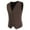 Brown, variant on EGNMCR Mens Sport Coat, Casual Blazer, One Button Business Suit Jacket Fashion Vintage Formal Business Men's Breasted Vest V-Neck Waistcoat Waist Vest Women Coat