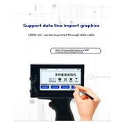 12.7mm Smart Handheld Coding Machine, Bottle Cap Logo Label Packaging Small Inkjet Printer Portable
