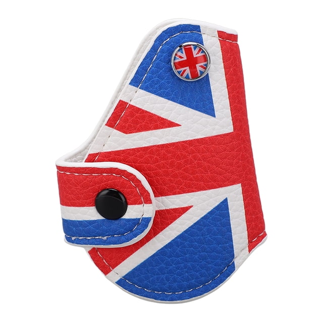 Remote Key Holder, Car Key Case Soft Protective Pin Design Scratch Proof UK Flag Style Replacement For Cooper R60 R61 F56 F55 2008-up For Auto