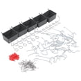 thumbnail image 1 of Pegboard Hooks Assortment, Safe Universal Pegboard Accessories Organizer Kit Nickel Plated With Peg Locks For Storage For Garage, 1 of 8