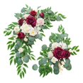 thumbnail image 2 of 2 piezas de flores artificiales para arco de boda, decoración rústica para fondo rojo, 2 of 9