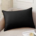 thumbnail image 1 of Waterproof Outdoor Rectangle Pillow Cover | Weather Resistant Cushion Protector | Solid Color Backrest Pillow Cover for Patio, Garden, Pool Furniture, 1 of 9