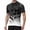 Black, variant on Men's Cycling Jersey Gradient Splash Fire Print Quick Dry Breathable Workout Slim Fit Bike Shirt Short Sleeve Training Cycling Jersey Blue S