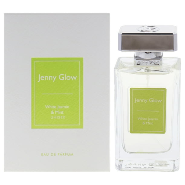 Jazmín blanco y menta de Jenny Glow para unisex - EDP en spray de 2,7 oz