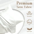 thumbnail image 5 of LIFCOM Satin Pillowcase with Envelope Closure,Standard, White，（2 Count）, 5 of 6