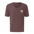 thumbnail image 3 of Camisetas de Trabajo de Manga Larga para Hombres Protección Solar, Deportes Manga Corta V Cuello Algodón Camisetas para el Verano Y Casual, 3 of 4