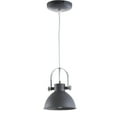 thumbnail image 2 of SAFAVIEH Rove 6.25 in. Dia. Adjustable Solid Classic Pendant, Dark Grey, 2 of 6