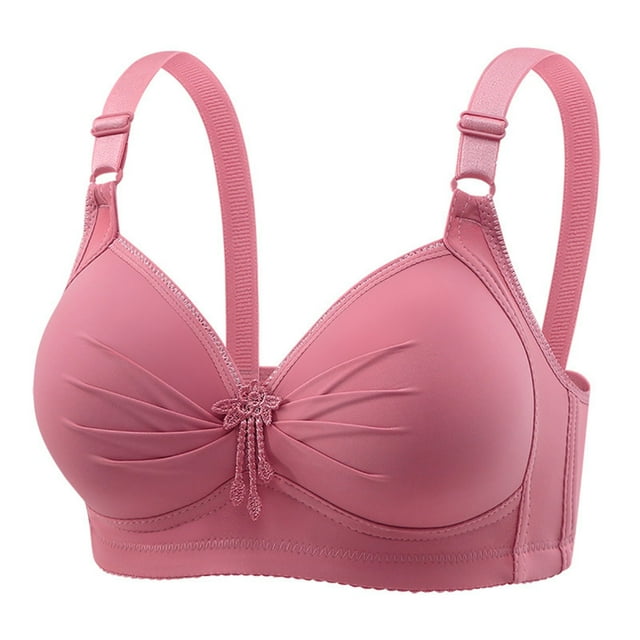 Timegard Bras for Women No Underwire Ruched Breathable High Support Adjustable Strap Everyday Bras