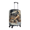 thumbnail image 3 of Balery Luggage Cover Wolf Family Winter Wonderland Print Suitcase Covers for Luggage Elastic Washable Suitcase Protector Fits 18-32 Inch Luggage-Small, 3 of 9