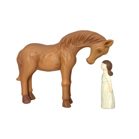 Western Home Decor Rustic, HorseandWoman Statue, 1 Pc, DecorationsforHome, Cabin Decorations Rustic, Mantel Decorations, Fireplace Mantel Display