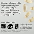 thumbnail image 5 of Sports Research® Triple Strength Omega 3 Fish Oil Burpless Supplement EPA DHA Fatty Acids (180 Softgels), 5 of 8