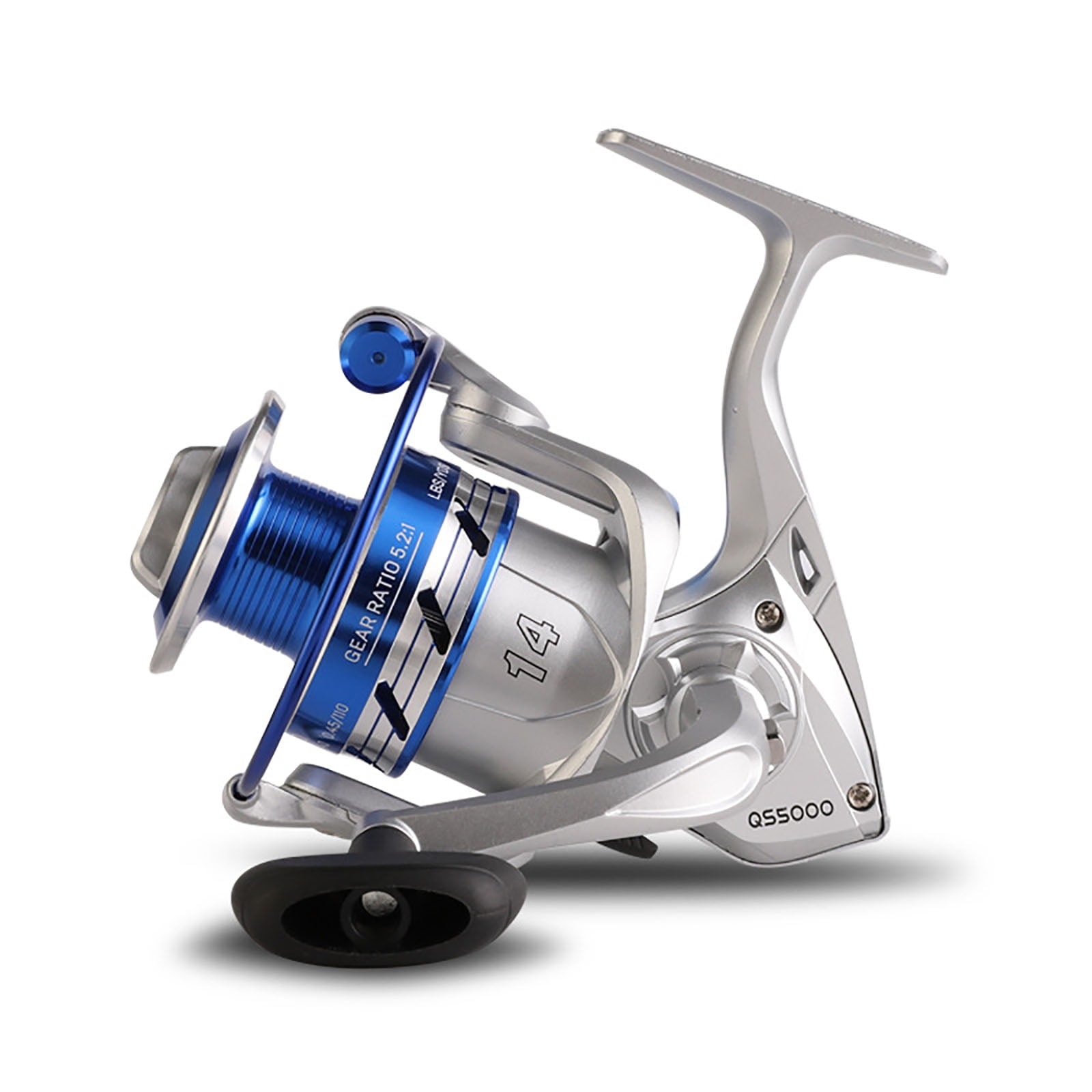 Lure Spinning Fishing Reel Max Drag 5kg Gear Ratio 5.2:1 1000-7000