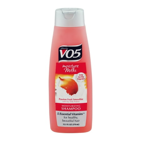 Alberto VO5 Moisture Milks Passion Fruit Smoothie Moisturizing Shampoo, 12.5 fl oz