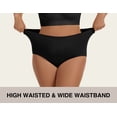 thumbnail image 4 of Plus Size S-4XL High Waisted Briefs for Women Plus Size Ladies Underwear Stretch Full Coverage Panties 4 Pack, 4 of 8