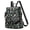 Alien Skull Black Pattern, variant on Alien UFO Black Pattern Fashion Backpack, Convertible Shoulder Bag with Side Bottle Pockets & Convertible Strap, Water Repellent Polyester Gifts for Women Casual Use