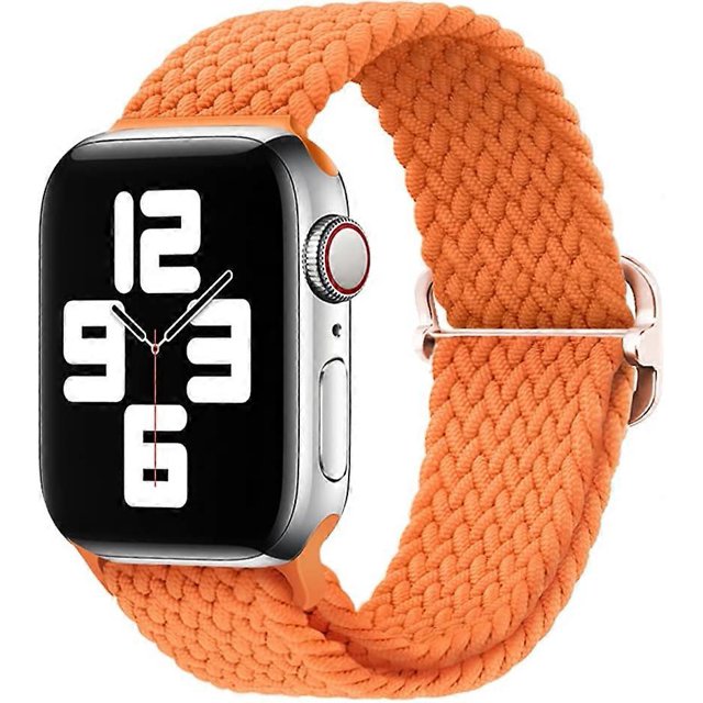 Correas elásticas de nailon Solo Loop compatibles con Apple Watch de 45 mm, 44 mm y 42 mm para mujeres y hombres. Correa trenzada elástica ajustable para iW.