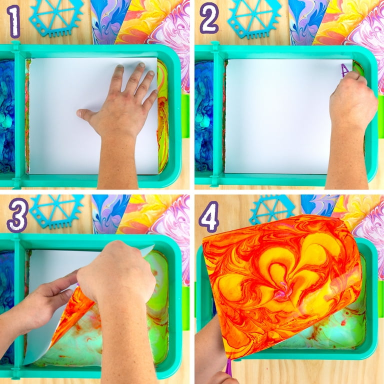 Marble Painting Craft for Kids - New Horizon Academy